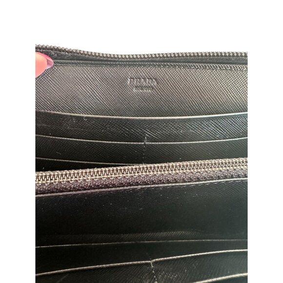 PRADA Nylon Tessuto Long Zip Clutch Wallet - Picture 5 of 7